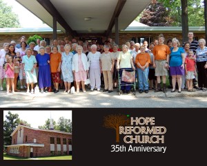 35 years together at Hope Reformed